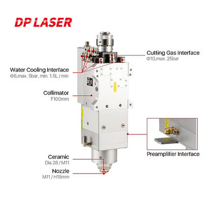 CE Automatic Focus Fiber Laser Cutting Head Raytools BM06K 6000W Dapeng Laser Equipment Parts for Metal Cutting