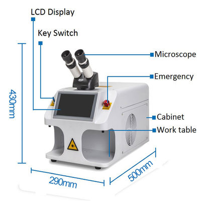 Portable Manual Laser Jewellery Welding Machine For Platinum