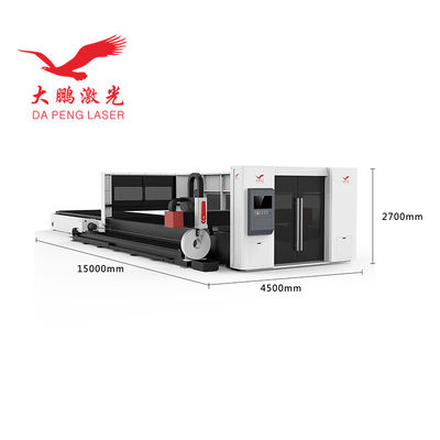 Durable CNC Laser Cutting Machine Automatic 1500W With Pipe Rotary